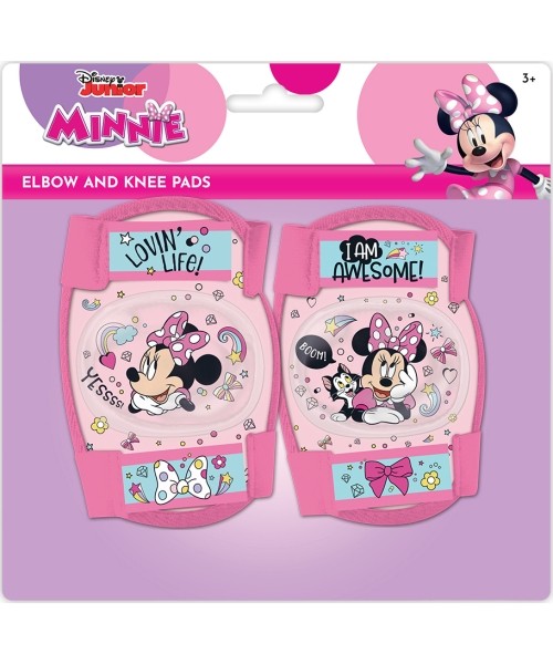 Gloves & Helmets & Accessories : Vaikiškos apsaugos dviratininkams Dvirtex Minnie, rožinės