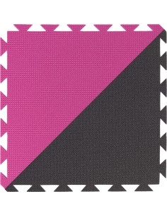 Kilimėlis Yate, 43x43x1,0 cm, rožinis/pilkas