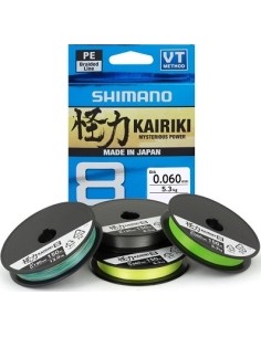 Line Shimano Kairiki 8 Steel Gray, 150m, 0.19mm, 12kg