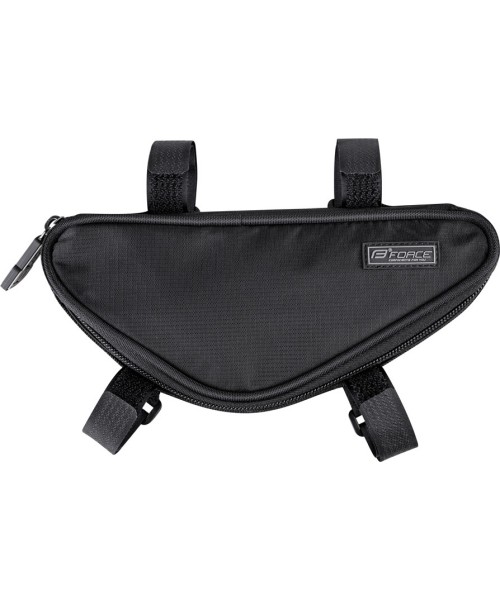 Gloves & Helmets & Accessories : Bicycle Frame Bag Force Trinity, Black, 0.8l