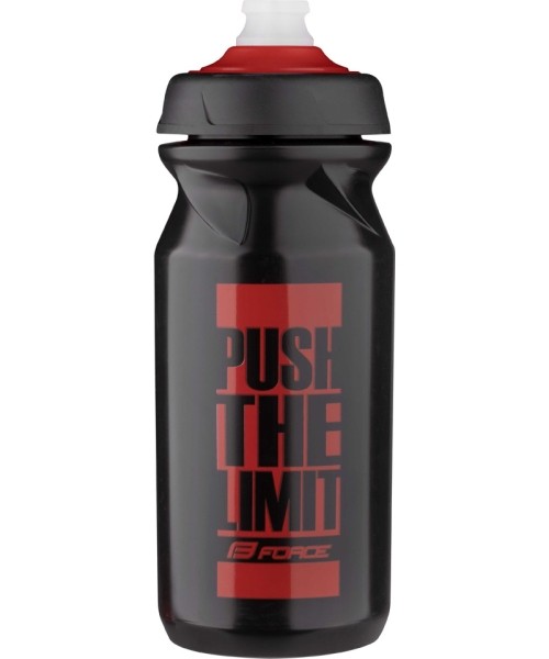 Gertuvės ir puodeliai : Gertuvė FORCE Push, raudona/juoda, 0.65l