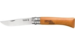 Folding Knife Opinel 10, Carbon Steel, Bech Wood