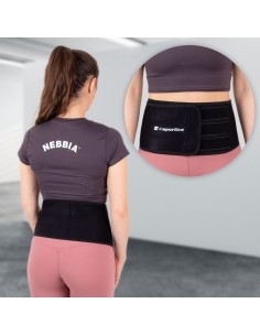 Neopreninis diržas inSPORTline Waistup - Juoda