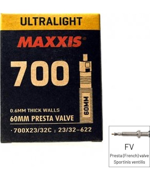 Gloves & Helmets & Accessories : Kamera Maxxis 28" 700x23/32 FV60