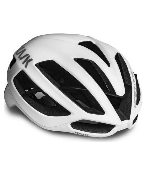 Aksesuarai bei priedai dviračiams Kask: Dviratininko šalmas Kask Protone Icon WG11, dydis L, baltas matinis