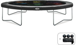On-ground trampolines BERG: Batutas BERG Favorit Regular Levels - 430 cm, pilkas