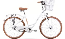 City Bikes Romet: Dviratis Romet Pop Art Classic 26 2024 white