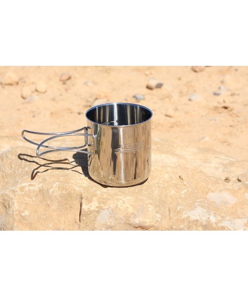 BasicNature Stainless steel mug 'Space Safer'