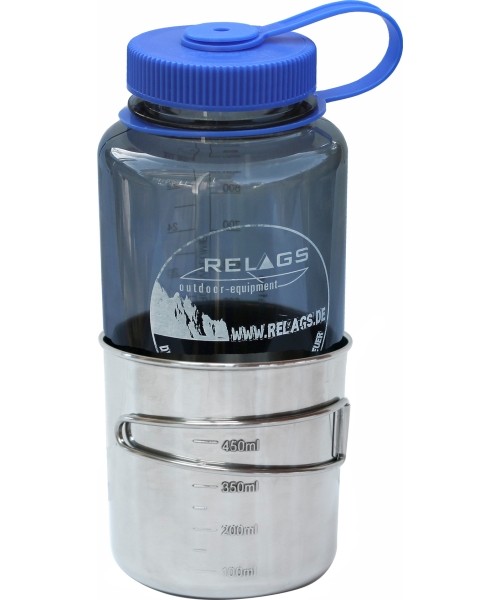 BasicNature Stainless steel mug 'Space Safer'