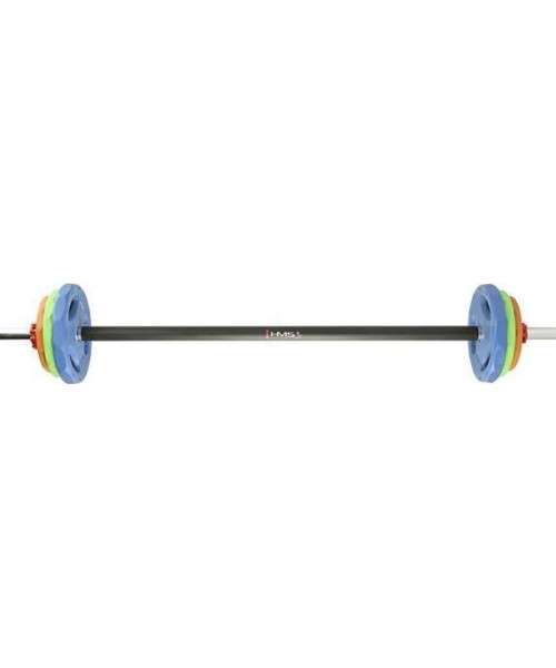 Grifų su svoriais komplektai HMS: Body Pump grifo ir svorių rinkinys HMS SBP22, 20kg