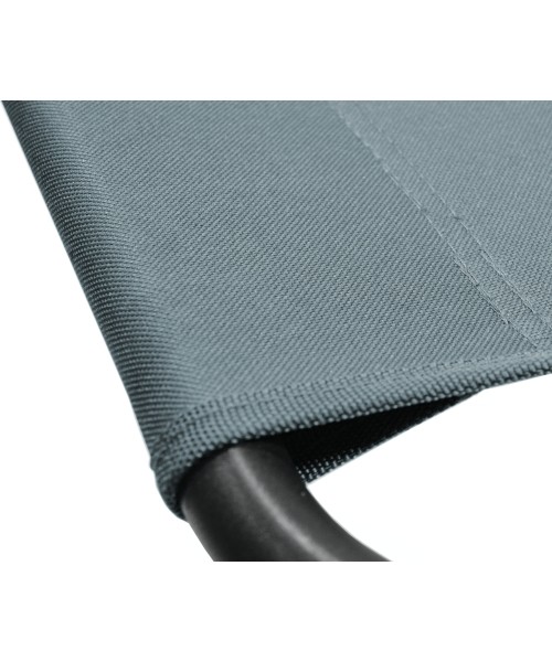 Folding camping deckchair BERLIN grey