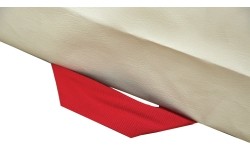 Tradicinis apsauginis kilimėlis, vientiso tankio, PVC danga, 240x200x20 cm