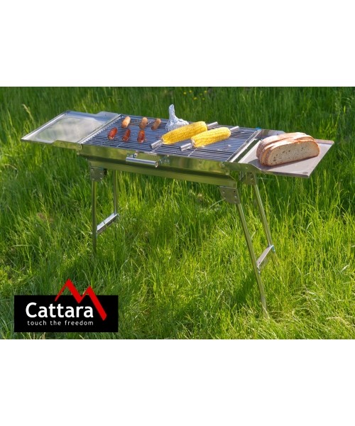 Foldable charcoal grill IGRANE 30x60cm