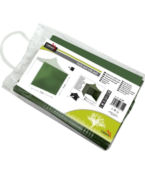 Sidewalls for party tent 2x3m 210D green WATERPROOF