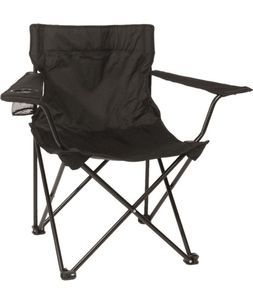 Turistinės kėdės MIL-TEC: BLACK RELAX CHAIR