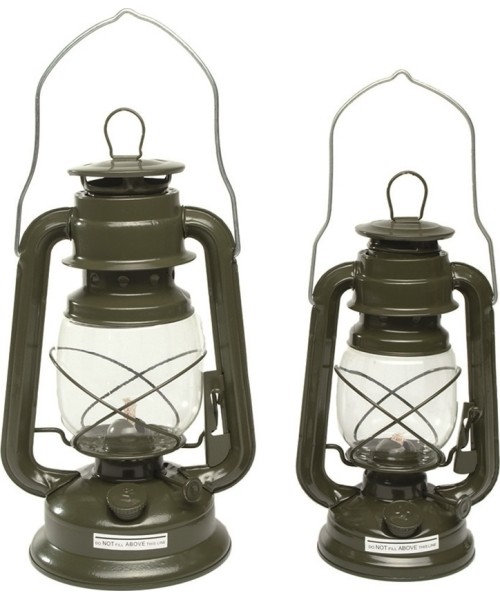 Stovyklavimo žibintai MIL-TEC: OD KEROSENE LANTERN 28 CM