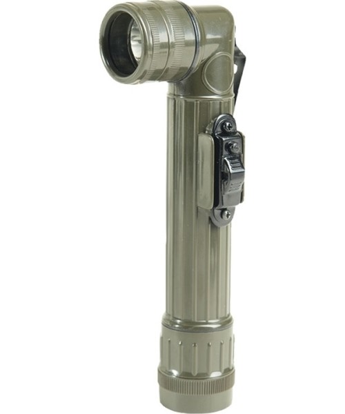 Žibintuvėliai MIL-TEC: US OD LED ANGLEHEAD FLASHLIGHT MEDIUM