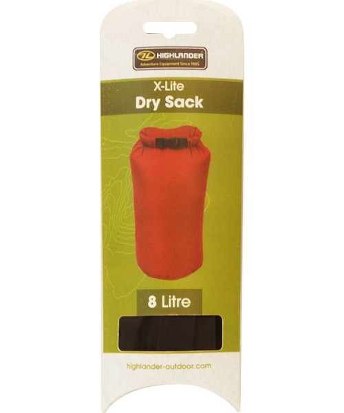 Neperšlampamas maišas Highlander Drysack, 4 l, juodas