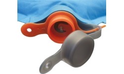 Savaime prisipučiantis kilimėlis Yate Contour, 38 mm – raudonas/pilkas
