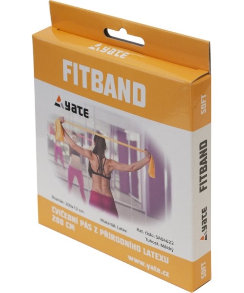 Resistance Band Yate, 200x12 cm - Soft, Yellow