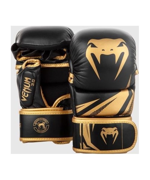 MMA pirštinės Venum: Sparingo pirštinės Venum Challenger 3.0 - Black/Gold