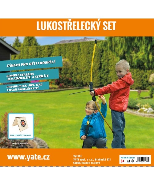  Archery Set in Box Yate - Target, 2 Arrows