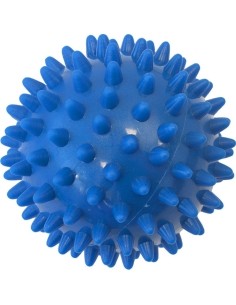 Masažo kamuoliukas Yate Spiky, 9 cm, mėlynas