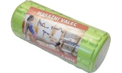Masažiniai volai ir lazdelės Yate: Masažo volas YATE - 33x14 cm, žalias