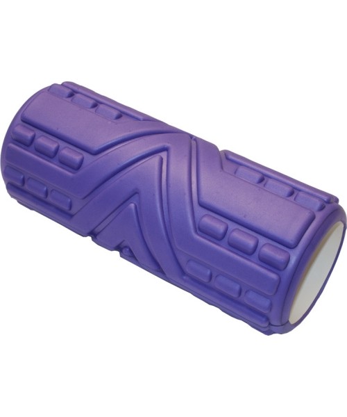 Masažiniai volai ir lazdelės Yate: Masažo volas YATE - 33x14 cm, violetinis