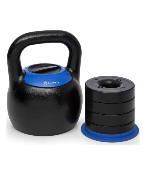 Metalinės ir keičiamo svorio giros inSPORTline: Keičiamo svorio gira KLARFIT Adjustabell 16/18/20/22/24 kg