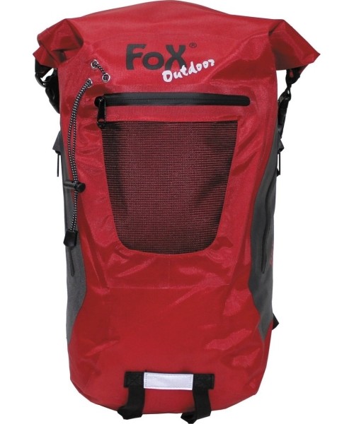 Turistinės kuprinės ir krepšiai FoxOutdoor: Kuprinė FoxOutdoor Dry Pak 20, raudona, 20l