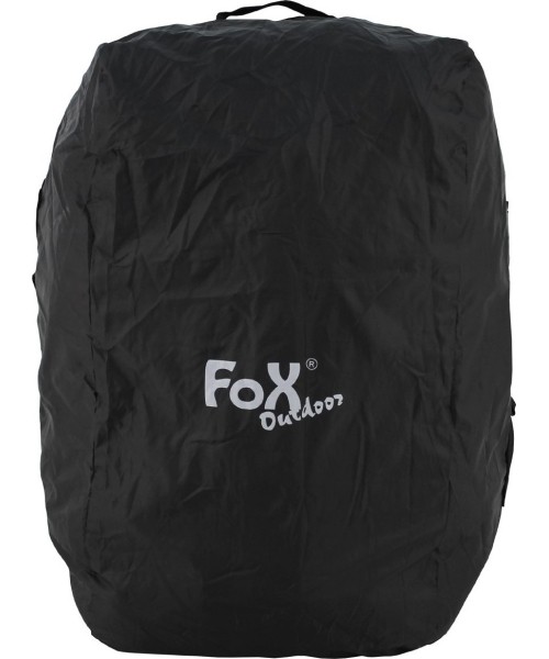 Aksesuarai krepšiams ir kuprinėms FoxOutdoor: Kuprinės apsauga nuo lietaus FoxOutdoor Transit I, juoda, 80-100l