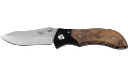 Medžiokliniai ir išgyvenimo peiliai FoxOutdoor: Peilis FoxOutdoor, prabangi medžio danga