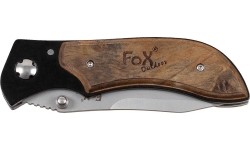 Medžiokliniai ir išgyvenimo peiliai FoxOutdoor: Peilis FoxOutdoor, prabangi medžio danga