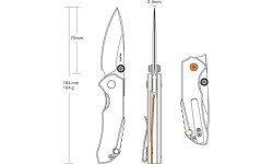 Folding Knife Ruike P671-CB, Black
