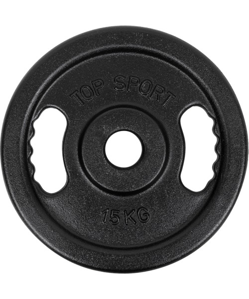 50 mm - Plieniniai svoriai Top Sport: Ketaus svoris Top Sport Castyr OL 15kg