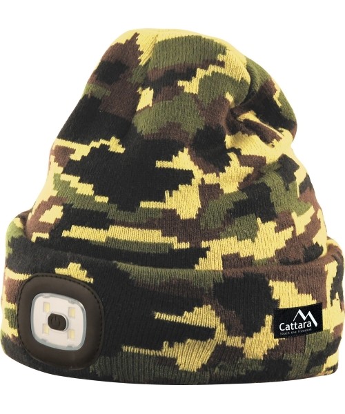 Cap with LED flashlight Cattara Army