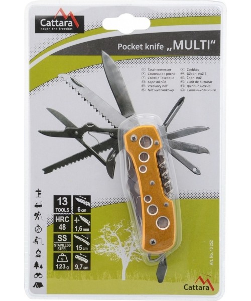 Sudedamas peilis Cattara Multi 10 cm