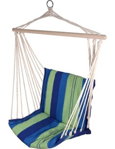 Hammock Chair Cattara - Blue/Green 95x50cm