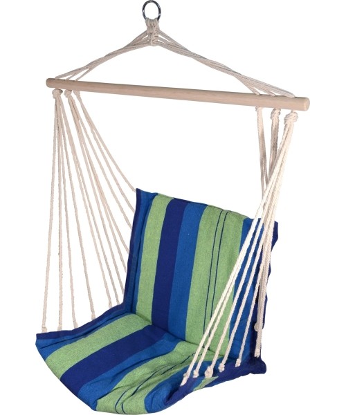 Hammocks Cattara: Hamakas-kėdė Cattara – mėlyna-žalia 95 x 50 cm