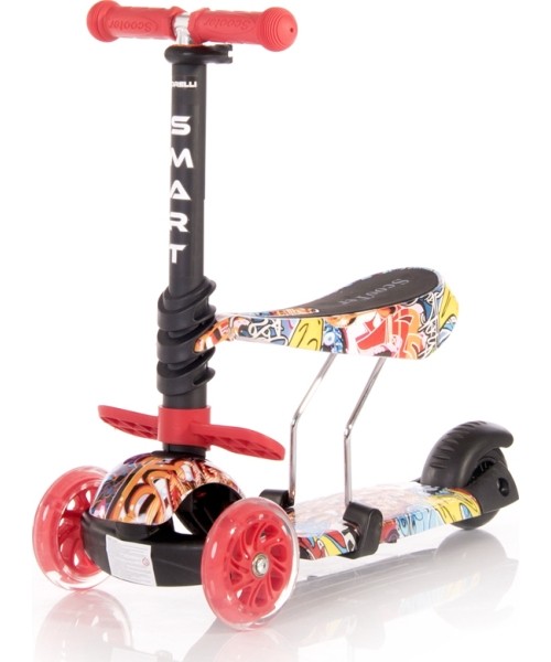 Children's Scooters : Vaikiškas paspirtukas Lorelli Smart Graffiti