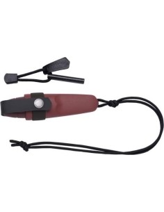 Morakniv Eldris raudonas peilis su kaklo peiliu, nerūdijantis plienas