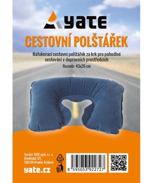 Inflatable Neck Pillow Yate - Blue