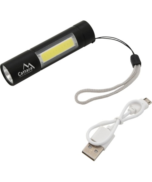 LED žibintuvėlis Cattara ZOOM 120 lm, įkraunamas