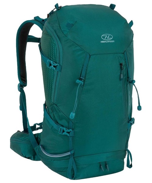 Aksesuarai krepšiams ir kuprinėms Highlander: Kuprinė HIGHLANDER Summit 40L - žalia