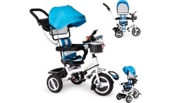 Children's Scooters Eco Toys: Vaikiškas triratukas Ecotoys 360° Plius, pilkas