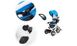 Children's Scooters Eco Toys: Vaikiškas triratukas Ecotoys 360° Plius, pilkas
