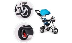 Children's Scooters Eco Toys: Vaikiškas triratukas Ecotoys 360° Plius, pilkas