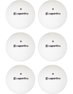 Table Tennis Balls inSPORTline: Stalo teniso kamuoliukai inSPORTline Elisenda S1 – 6vnt.
