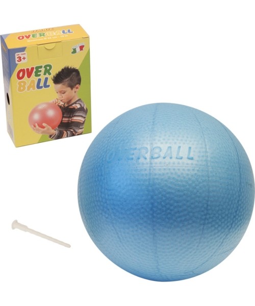 Reabilitacinis kamuolys Yate Overball, mėlynas, 23 cm